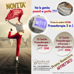 PROMO NOVEMBRE PRESSOTERAPIA